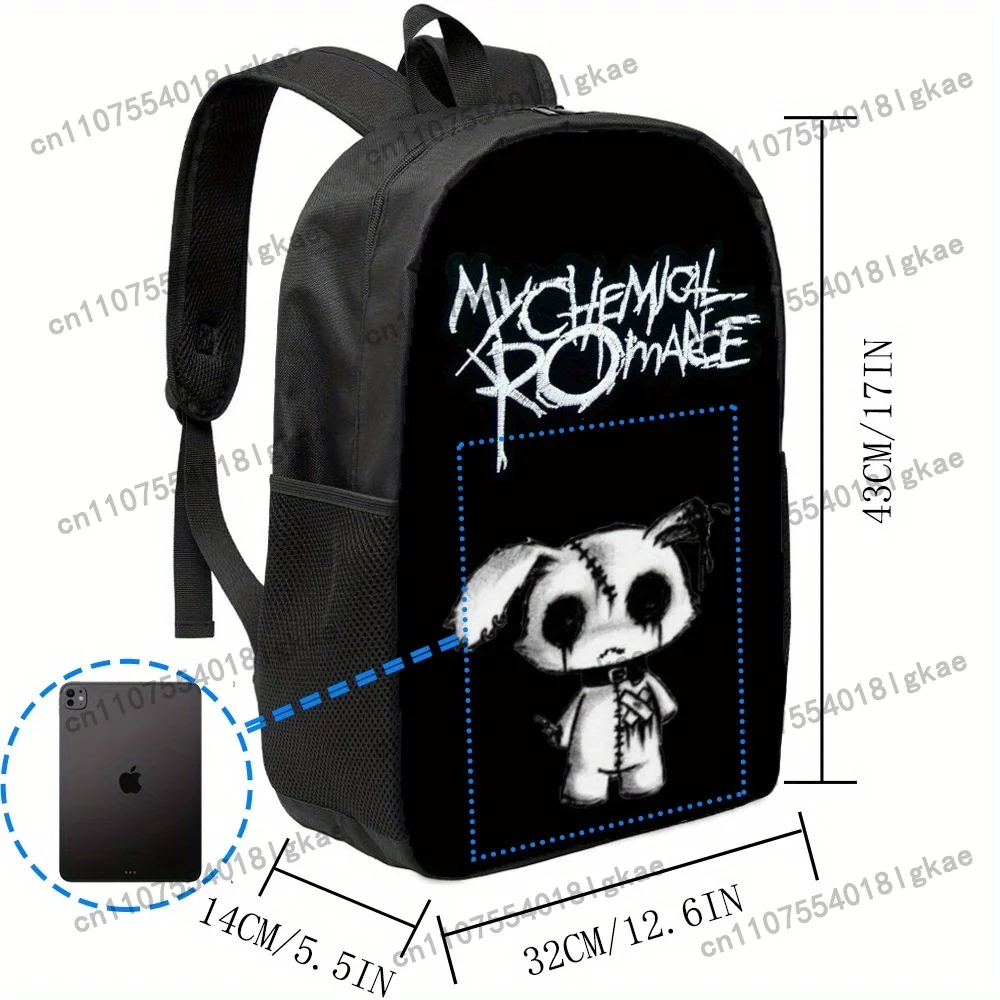 인스퍼레이티드 대용량 캔버스 백팩 - 흰색 토끼 그래픽 - Canvas Backpack Casual 리뷰 및 가격