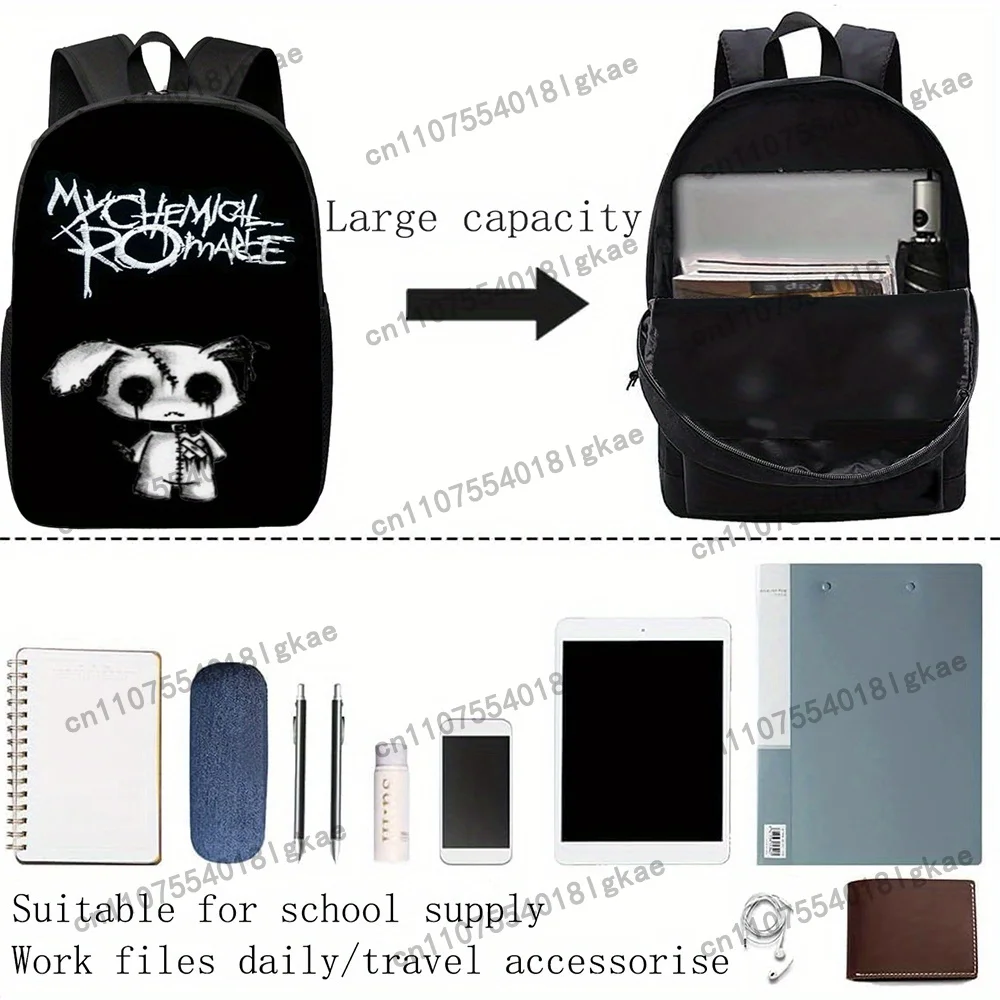 인스퍼레이티드 대용량 캔버스 백팩 - 흰색 토끼 그래픽 - Canvas Backpack Casual 리뷰 및 가격